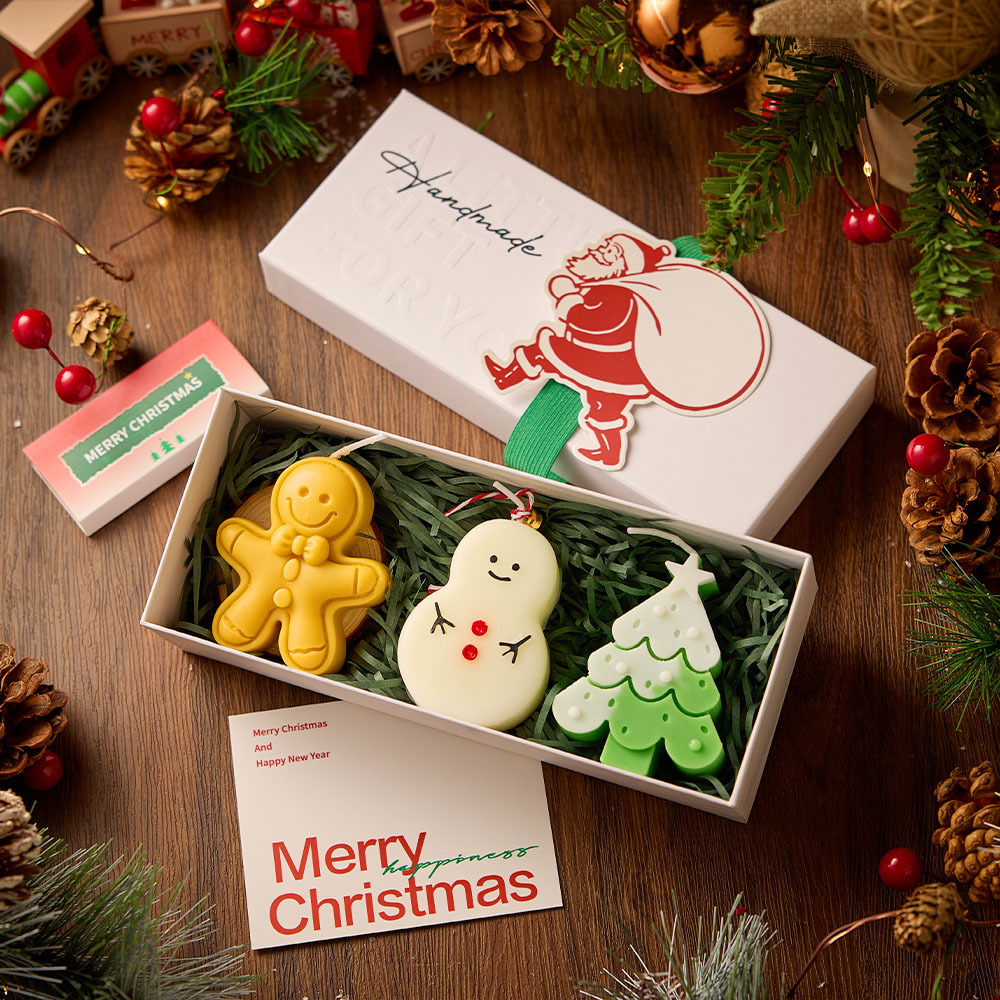 クリスマス手作りアロマキャンドルギフトセット、ツリーグローブ - Xmas Home Fragrance のレビューと価格