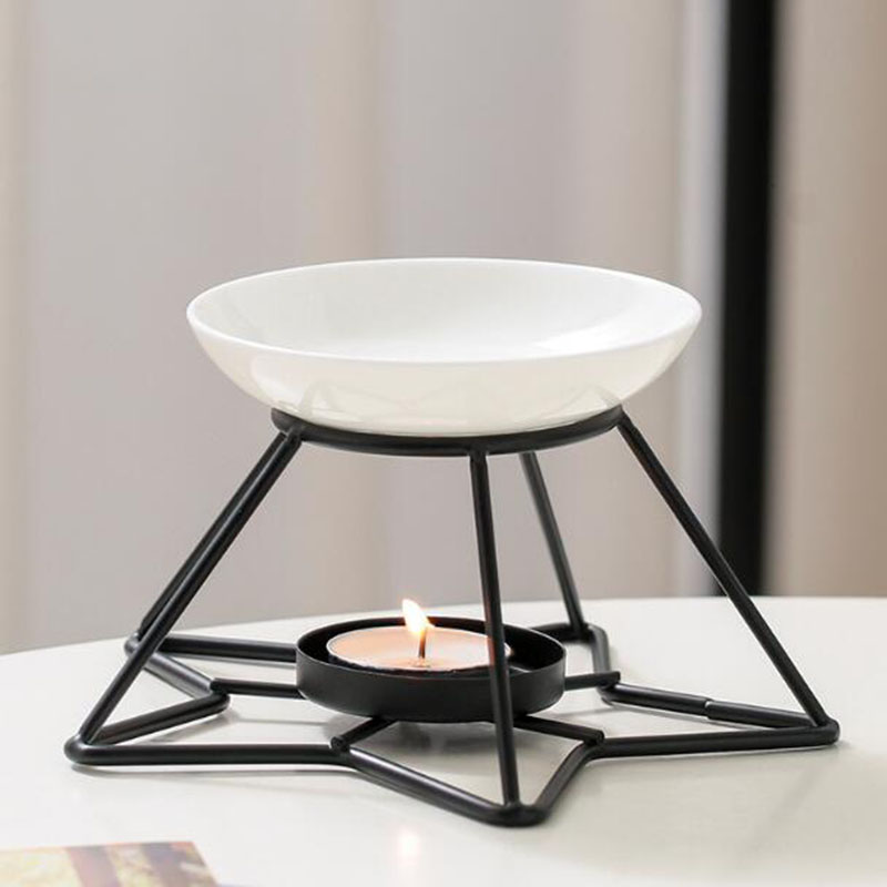 メタルスターラックセラミックボウルアロマセラピーバーナーエッ - Home Fragrance Lamp のレビューと価格