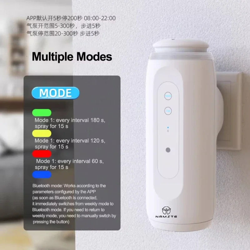 NAMSTE ポータブルスマートディフューザー 100m³対 - Home Fragrance Items のレビューと価格