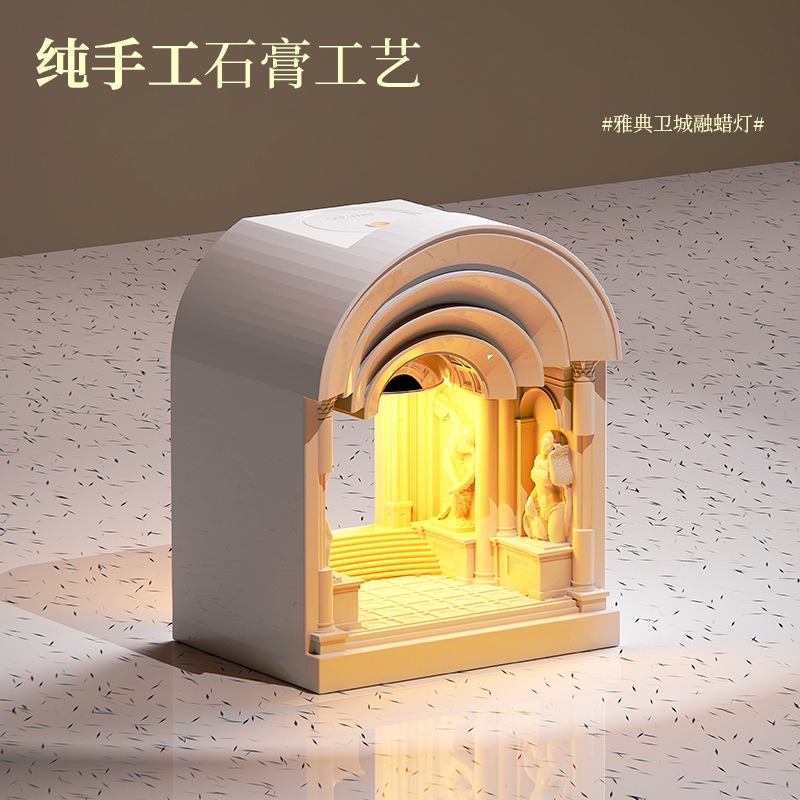 レトロなデザインのワックスメルトランプ。アロマセラピー機能付 - Home Fragrance Lamp のレビューと価格